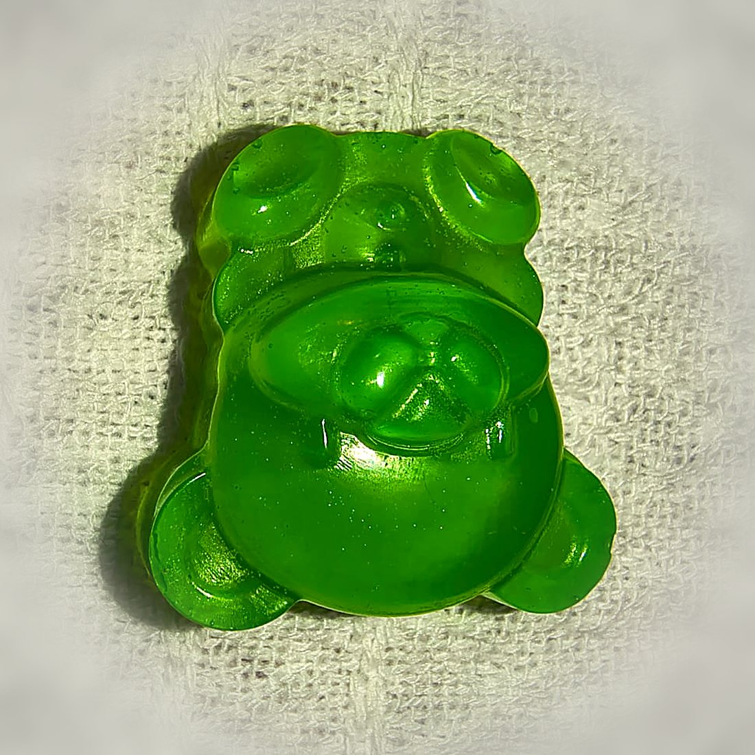 Osito en verde limón