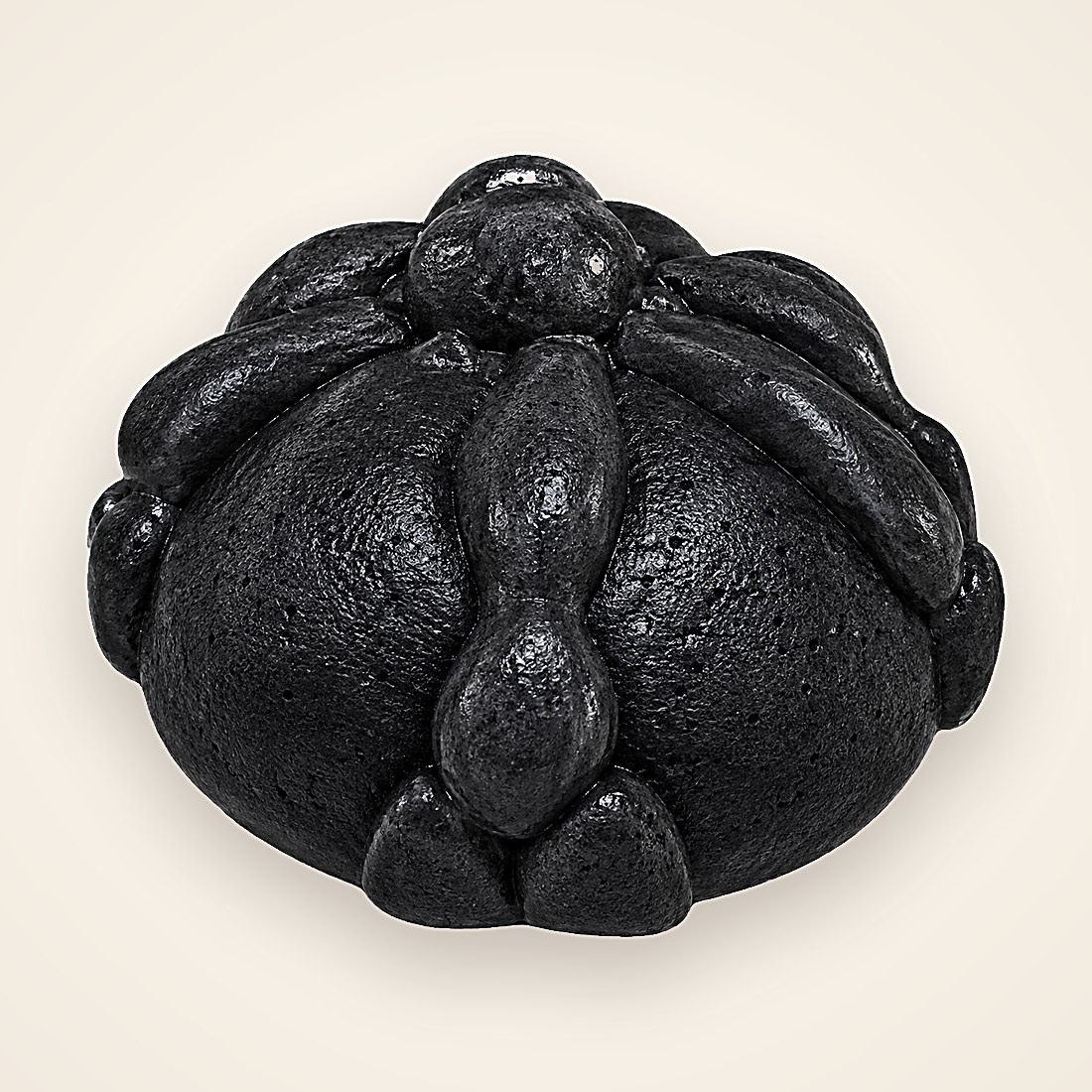 Pan de muerto de carbón activado